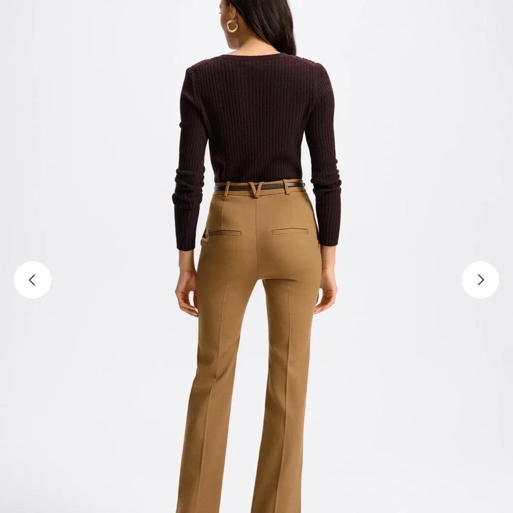 Veronica Beard Gracie Flare Pant - Picture 2 of 8